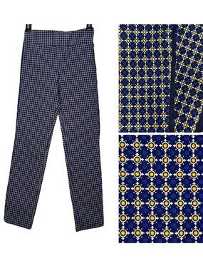 Margaret M Stitch Fix Pants Size XS Pull On Geometric Slimming Straight Leg